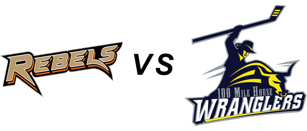 Castlegar Rebels vs 100 Mile House Wranglers