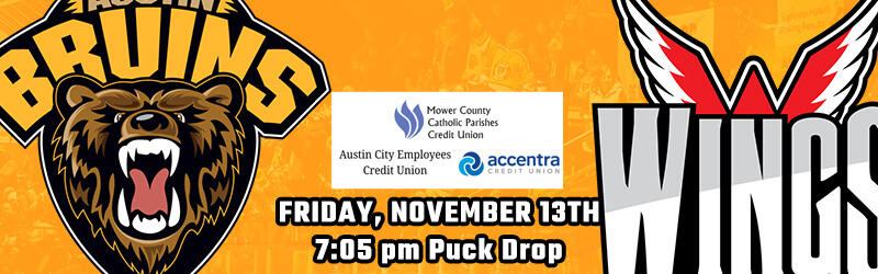 Aberdeen Wings vs Austin Bruins