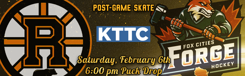 Fox City Forge vs Rochester Grizzlies