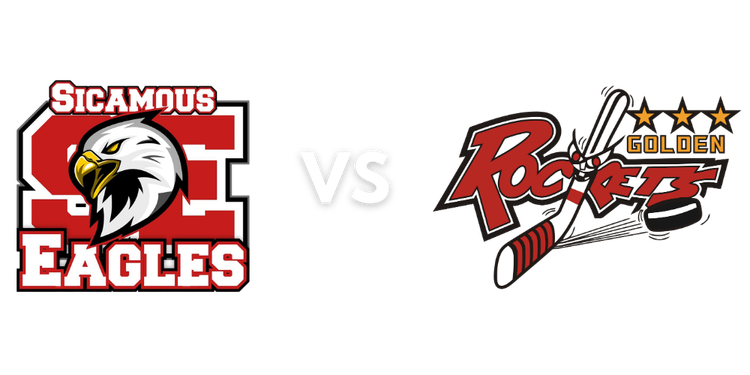 Sicamous Eagles vs Golden Rockets