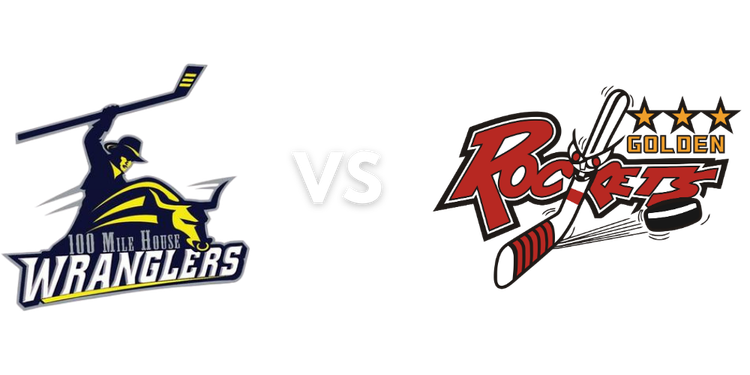 100 Mile House Wranglers vs Golden Rockets