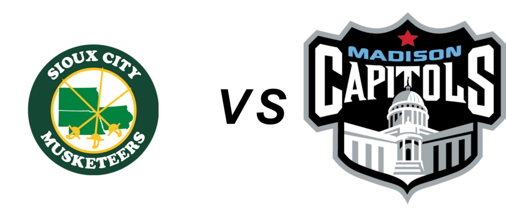 Sioux City Musketeers vs Madison Capitols