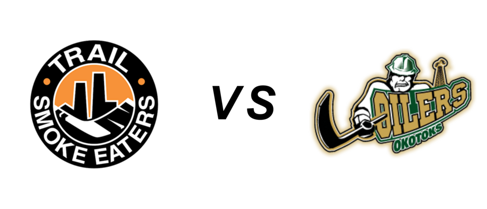 Trail Smoke Eaters vs Okotoks Oilers