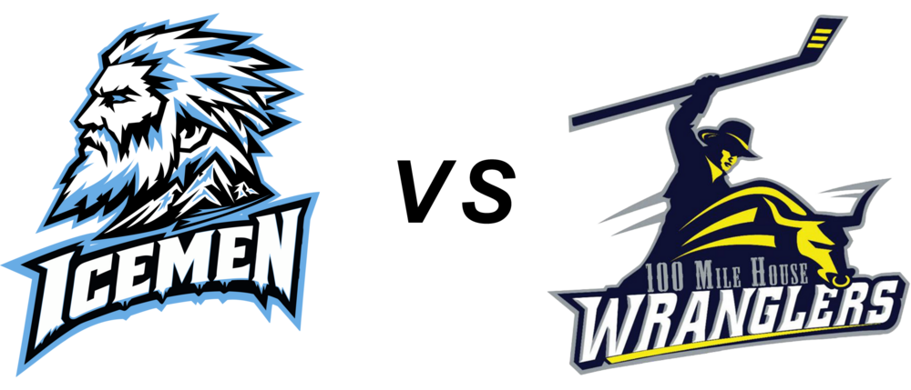 Enderby Icemen vs 100 Mile House Wranglers