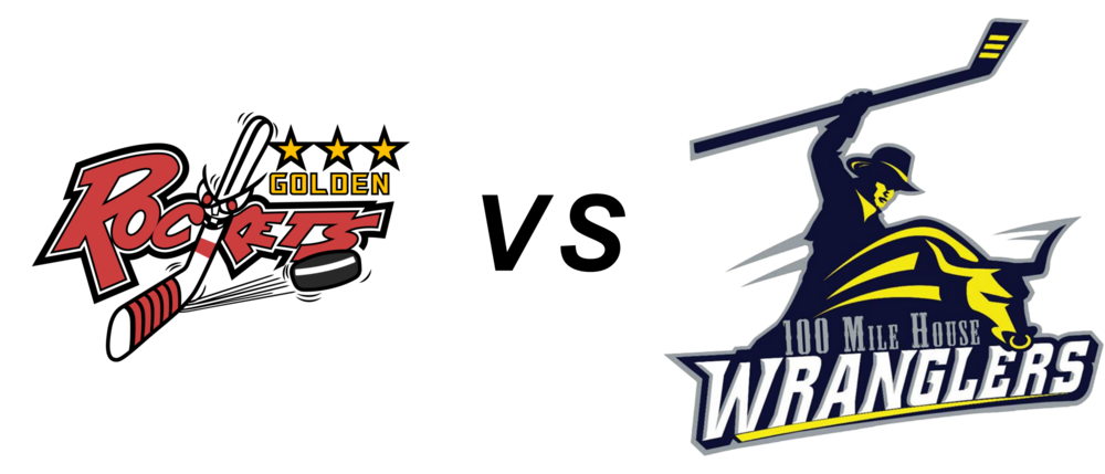 Golden Rockets vs 100 Mile House Wranglers