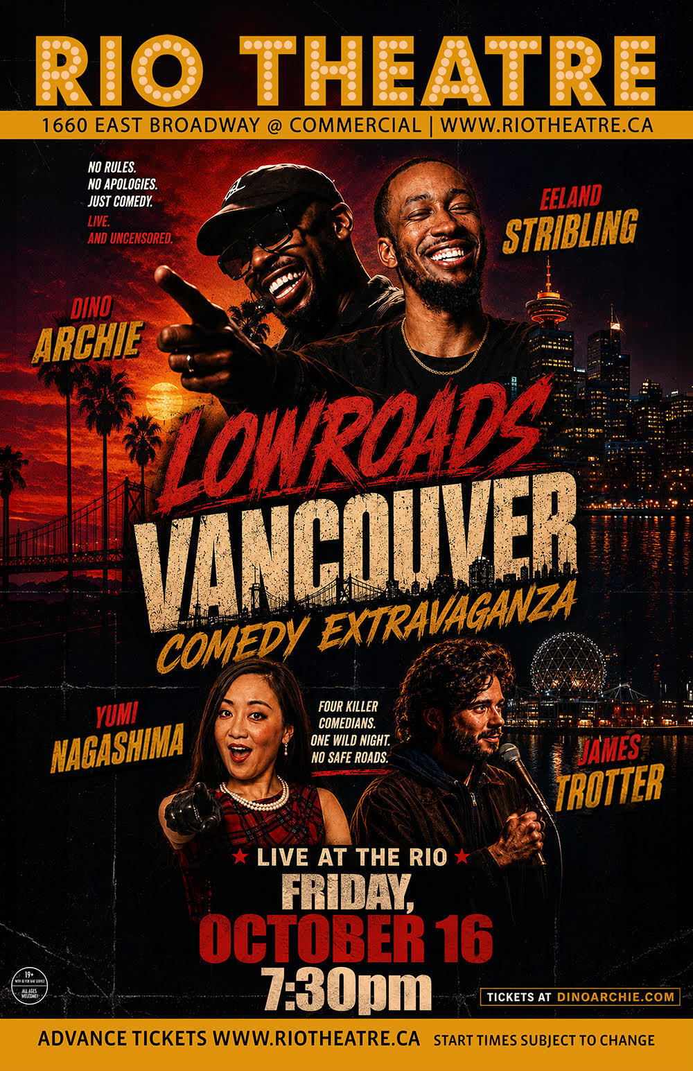 LOWROAD’s Comedy Extravaganza