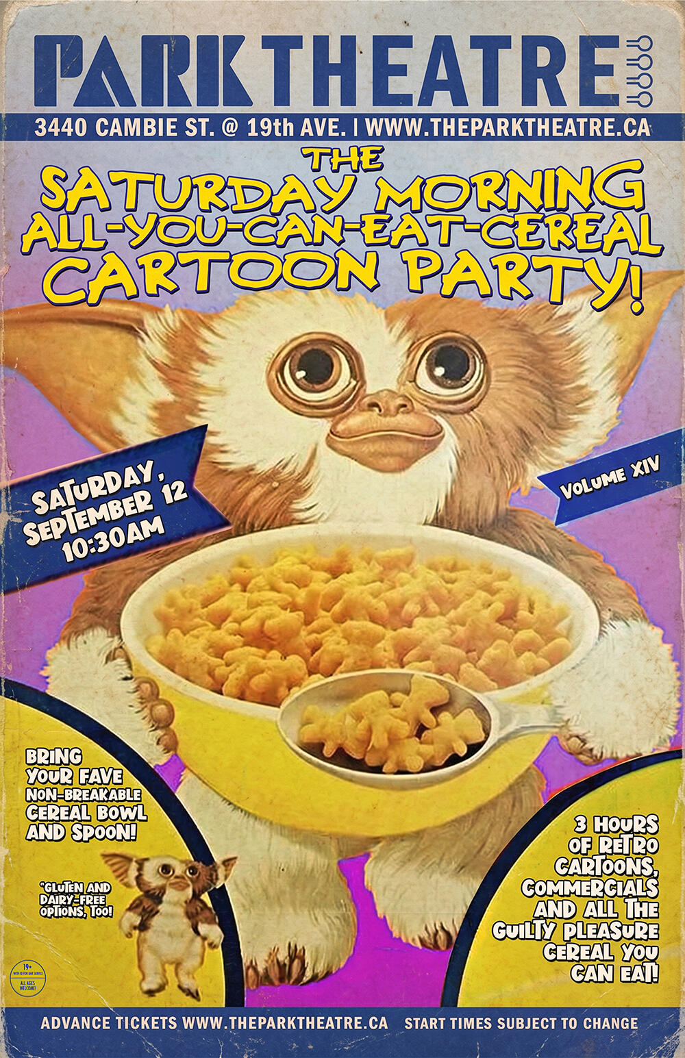 The Saturday Morning All-You-Can-Eat Cereal Cartoon Party!