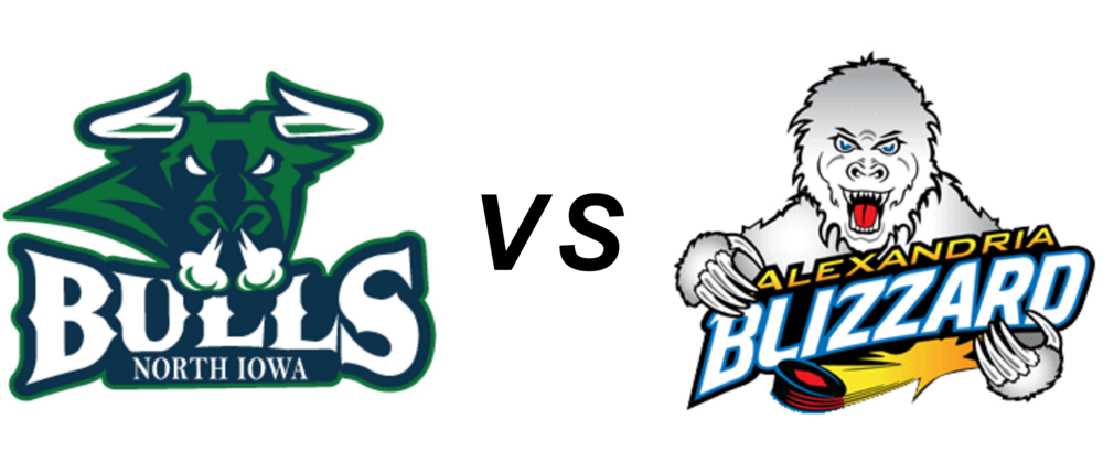 North Iowa Bulls vs Alexandria Blizzard