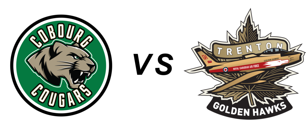 Cobourg Cougars vs Trenton Golden Hawks