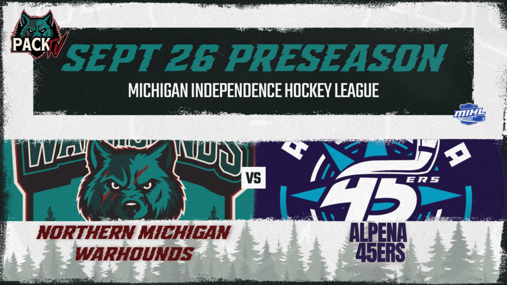 Preseason-Northern Michigan Warhounds vs Alpena 45ers September 26th
