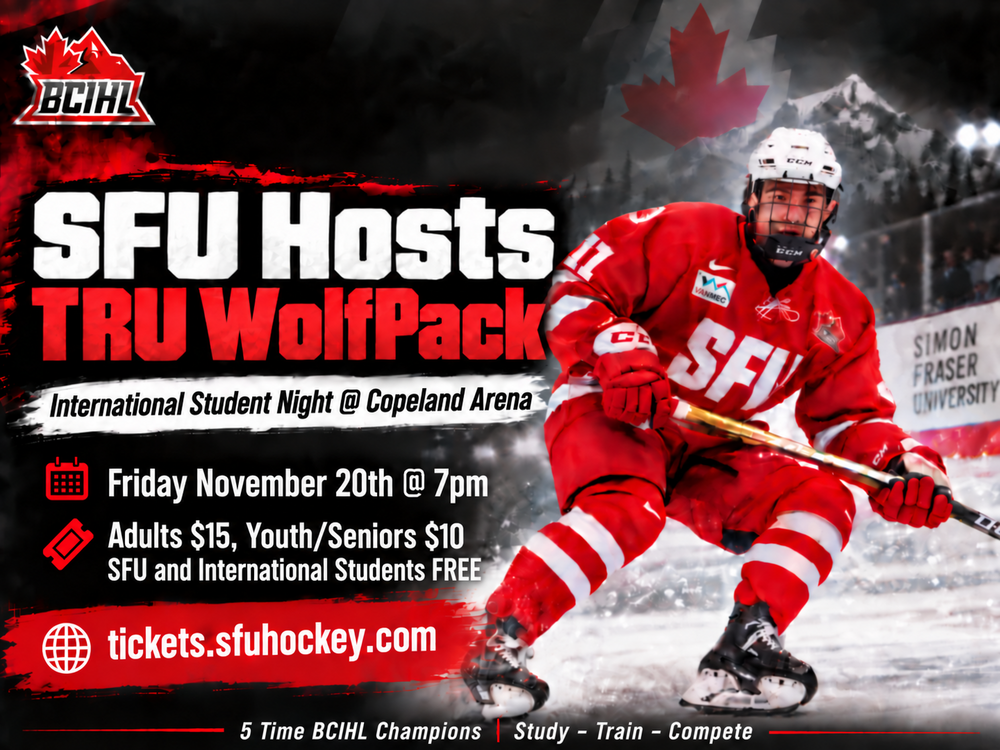 SFU Red Leafs vs TRU WolfPack