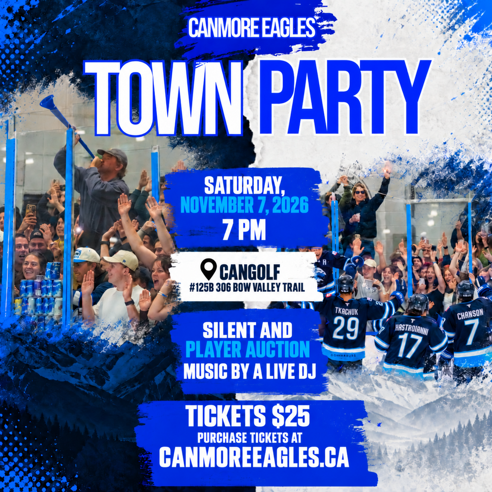 CANMORE EAGLES TOWN PARTY @ CANGOLF CANMORE