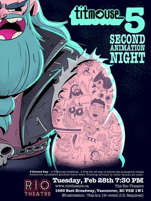 Titmouse 5 Second Animation Night