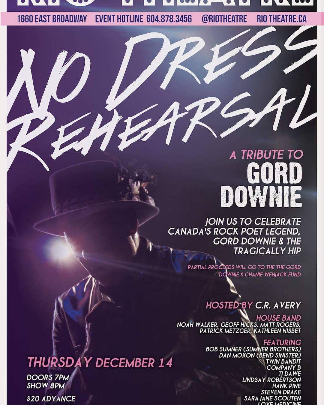 No Dress Rehearsal - A Tribute to Gord Downie