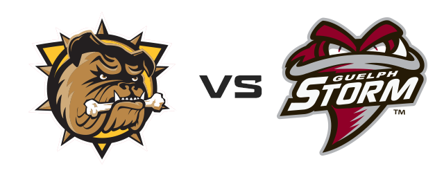 GUELPH STORM vs HAMILTON BULLDOGS