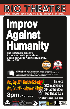 Improv Against Humanity: Rush Week Revelry!